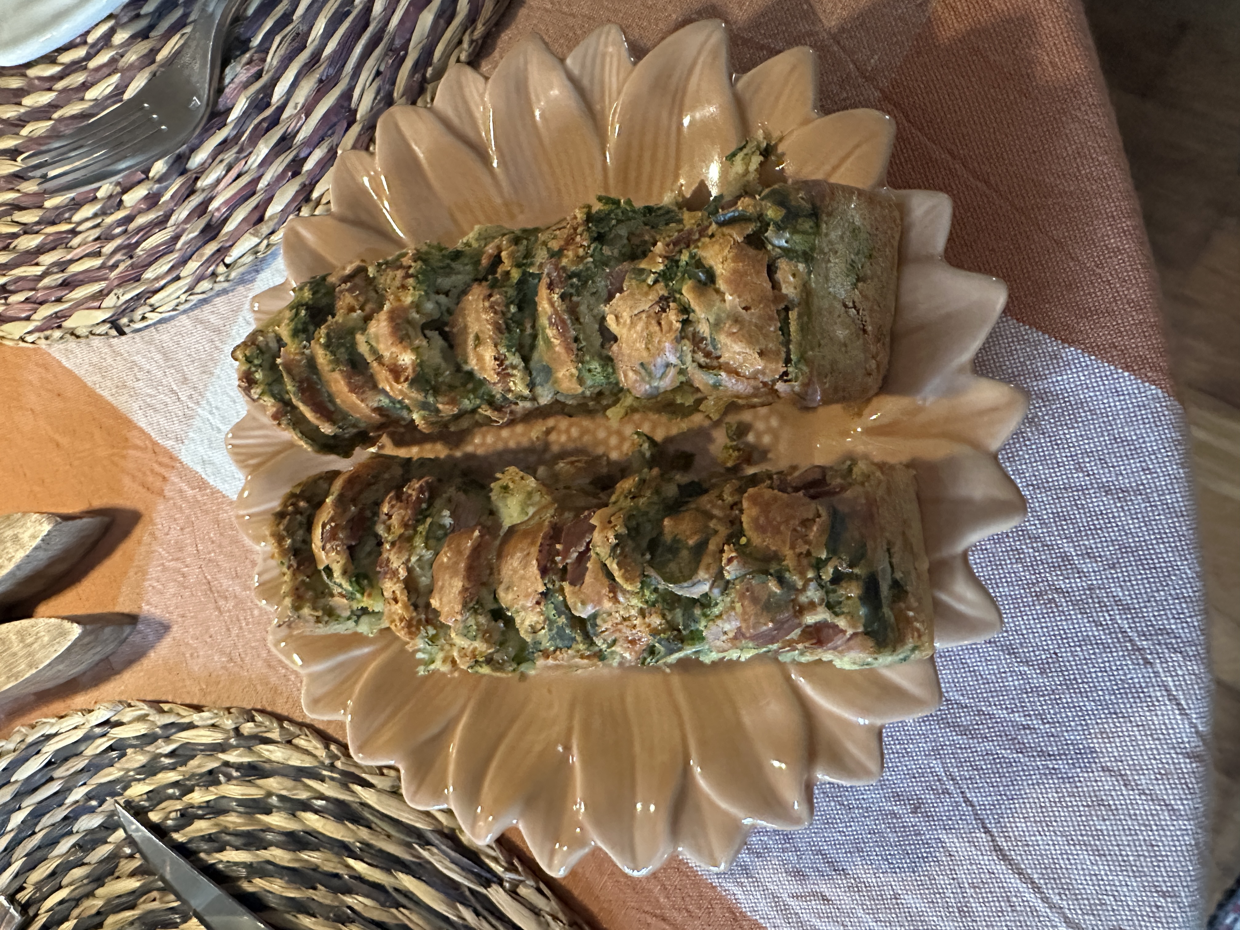 Cake à la mortadelle et roquette — Photo 3