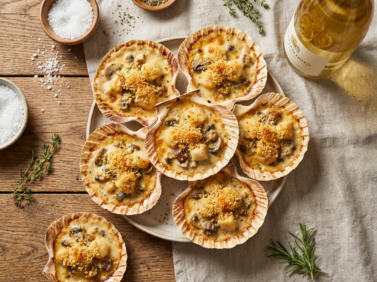 Coquilles Saint-Jacques Façon Renée