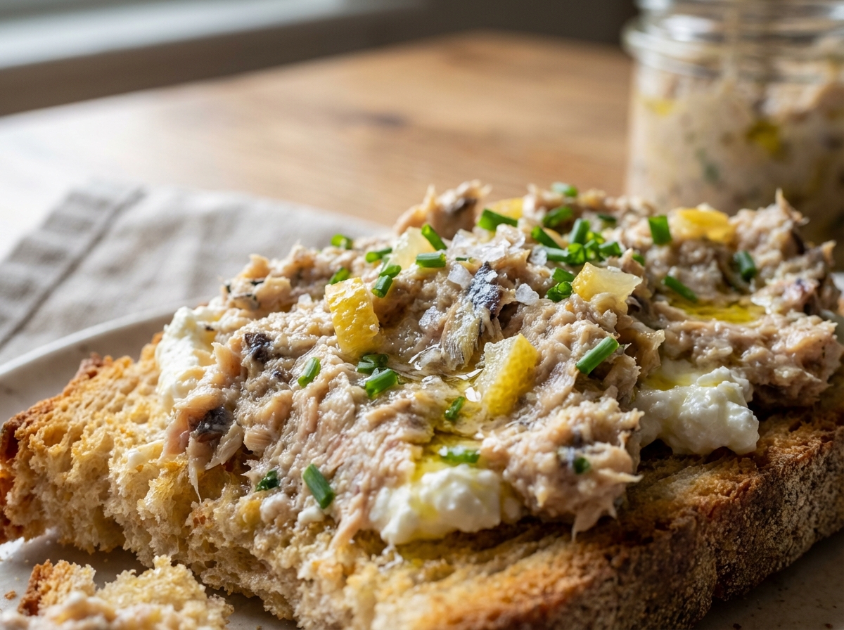 Rillettes de sardines au citron confit et fromage frais — Photo 3
