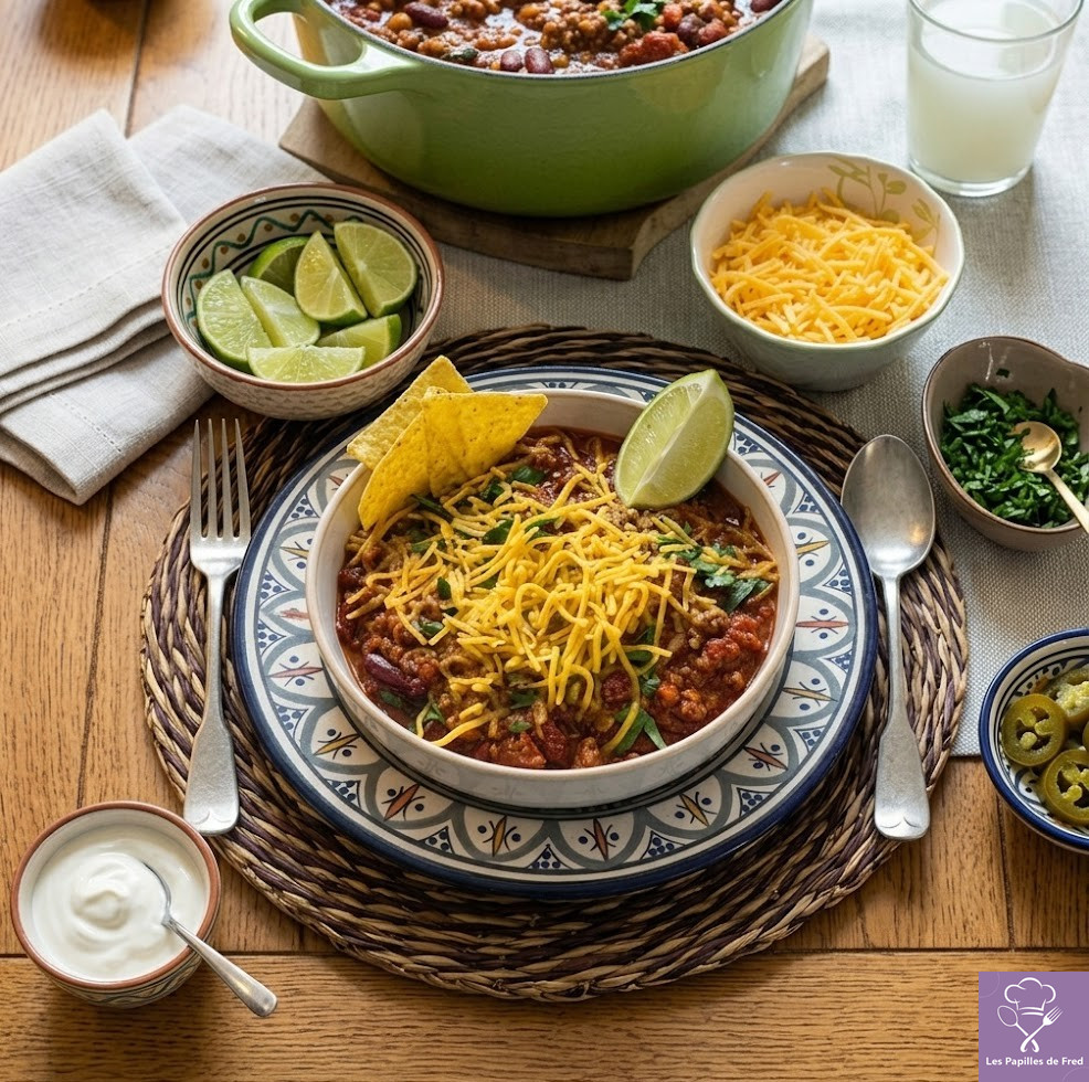 Recette Chili con carné